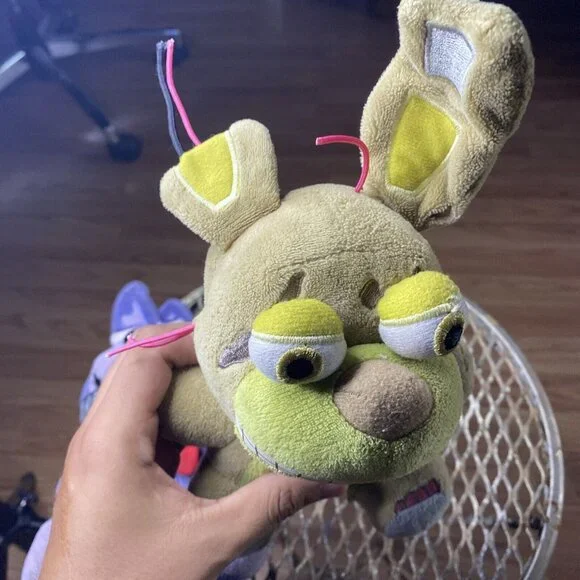 Five Nights At Freddy’s Nightmare Bonnie 2017 Plush Fnaf Springtrap Lot Rips See